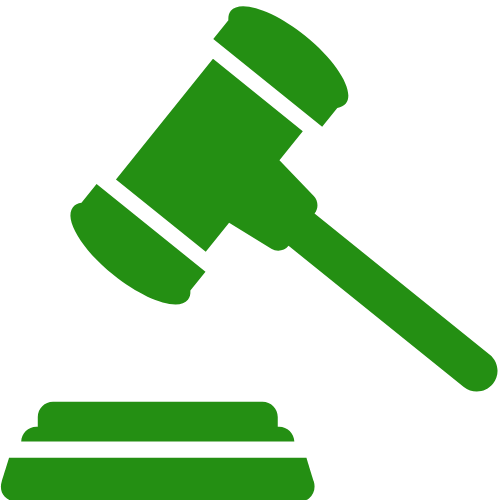 Icon representing advocacy and policy